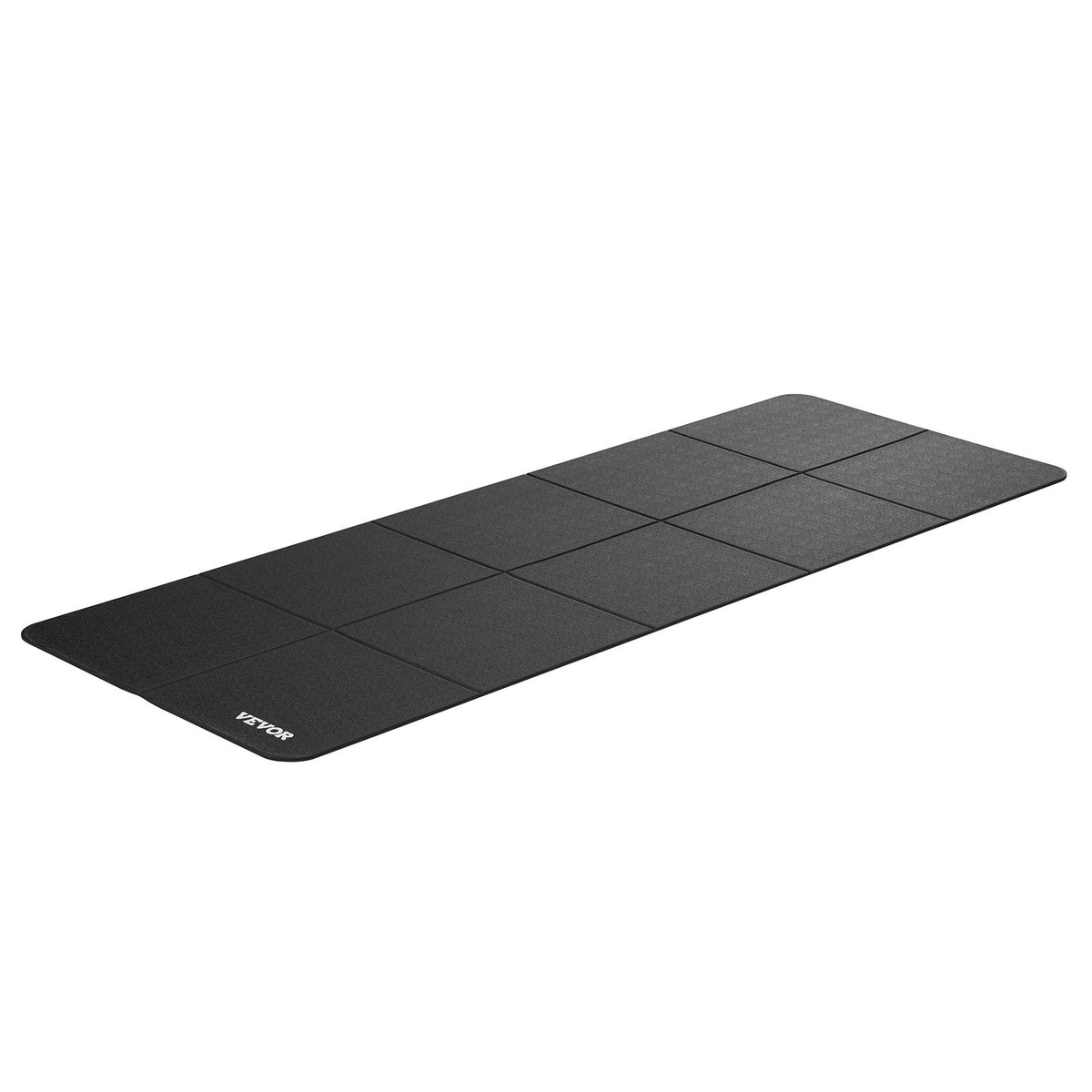 Foldable Walking Pad Treadmill Mat, 1/4" Thick, 24" x 68" Exercise Equipment Mat for Elliptical on Carpet Hardwood Floor, High Density PVC Floor Protector, Waterproof and Non-slip for Home Gym