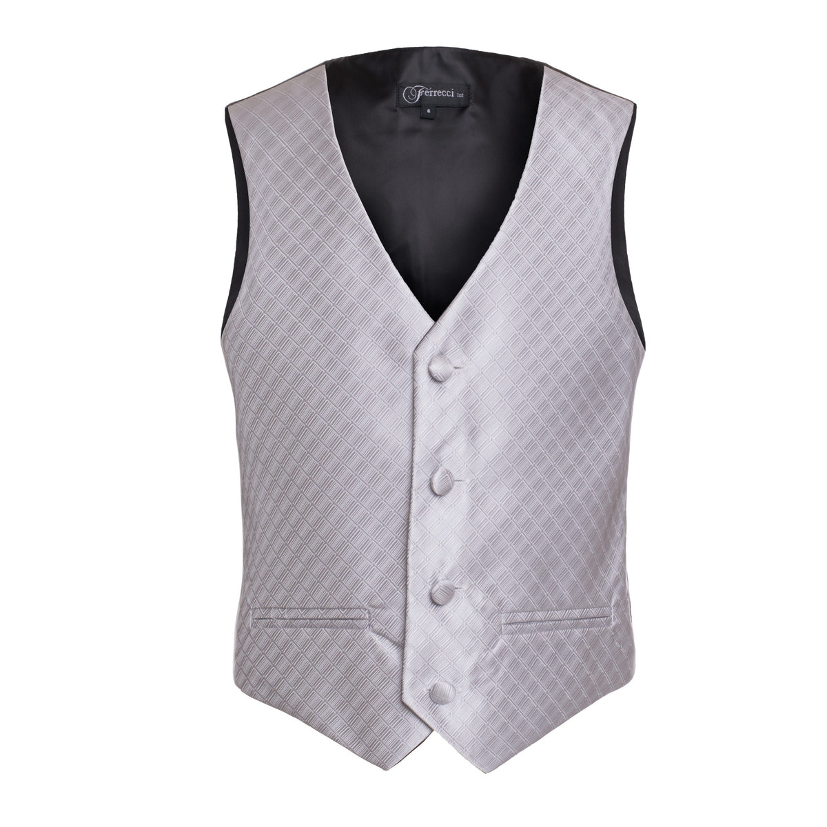 Ferrecci Boys 300 Series Vest Set Silver-0