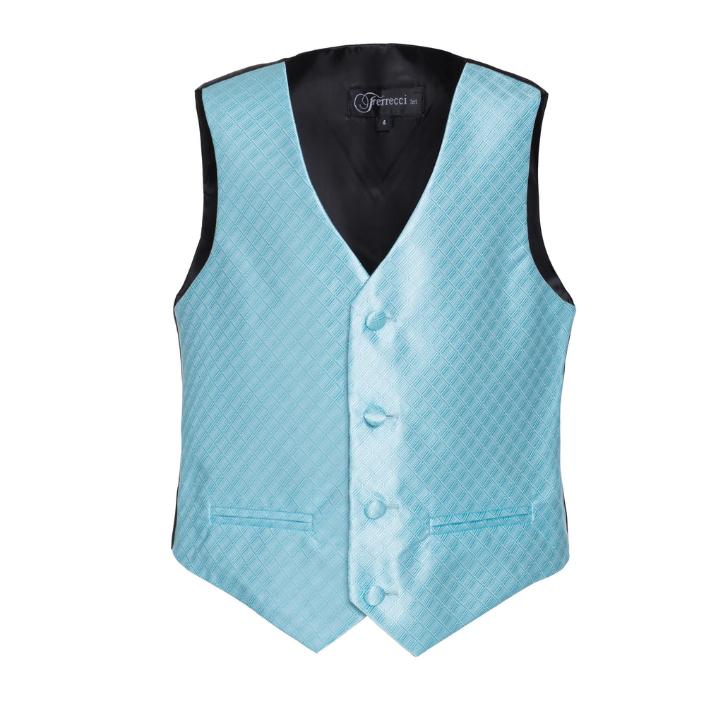 Ferrecci Boys 300 Series Vest Set Turquoise-0