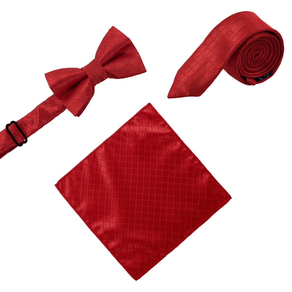 Ferrecci Boys 300 Series Vest Set Red-1