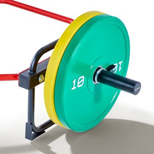 Trap Bar Hex Bar, 2-Inch Hex Barbell, 500 LBS Capacity Shrug Bars, Weightlifting and Strength Training Equipment, Home Gym for Squats, Deadlifts, Shoulder Presses, Red