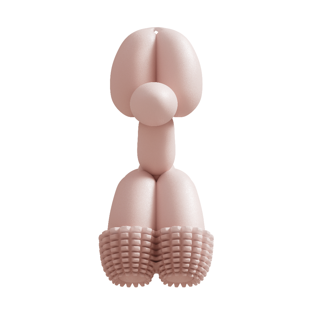 Balloon Dog Toy Pink-2