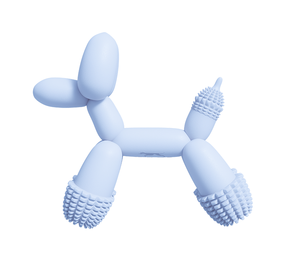 Balloon Dog Toy Blue-0