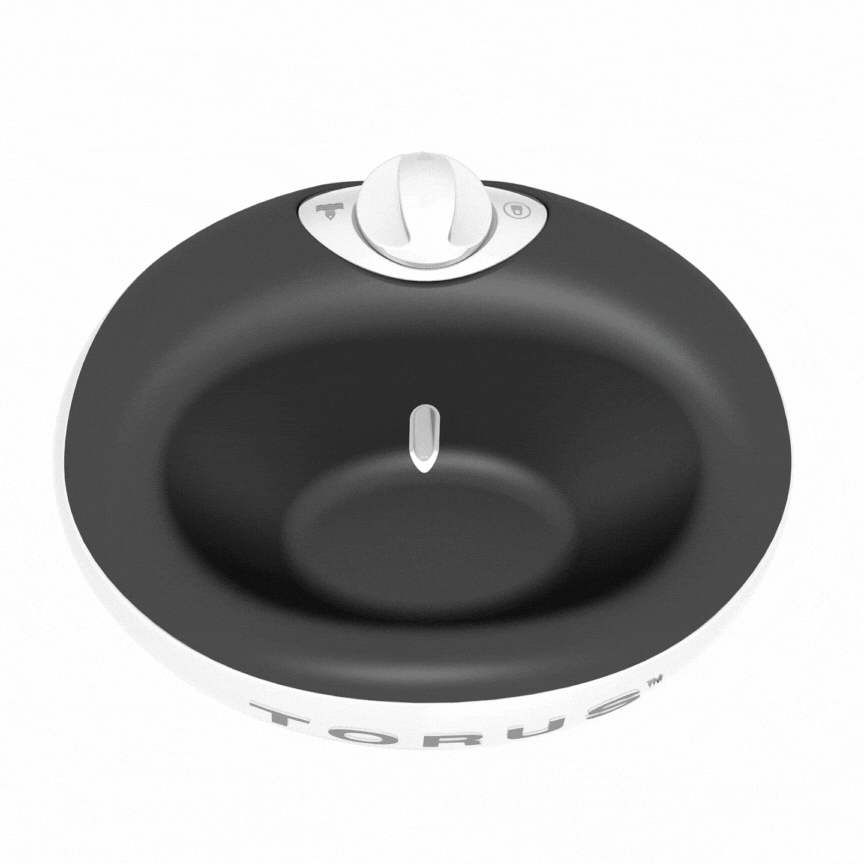 TORUS MINI 1L / 34oz Filtered Self-Filling Pet Water Bowl-0