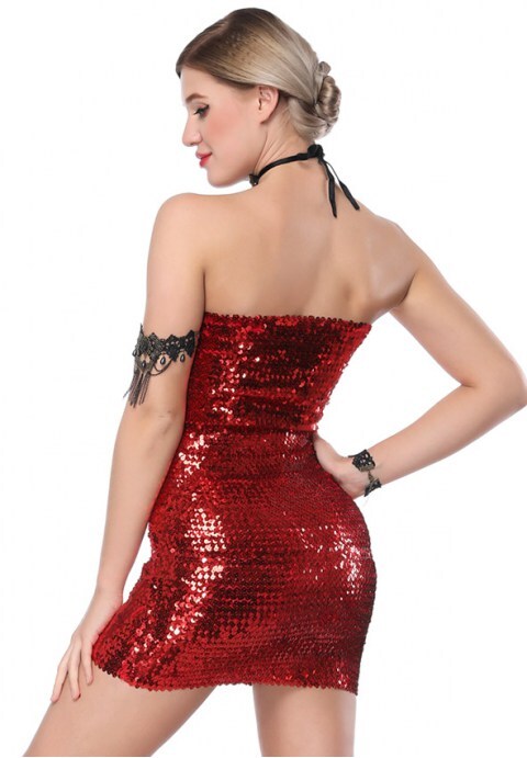 Sequin Tube Dress