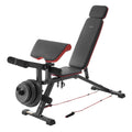 Weight Bench, 800lbs Adjustable Weight Bench Press for Full Body Workout, Exercise Sit up Bench for Home Gym Strength Training, Flat Bench with with Leg Extension, Preacher Pad, Fast Adjustment