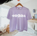 Hibiscus Flower Cropped Boxy Tshirt Aloha Hawaii Shirt Comfort Colors Women's Tshirts Oversized T-shirt Beach T Shirt Summer Tee