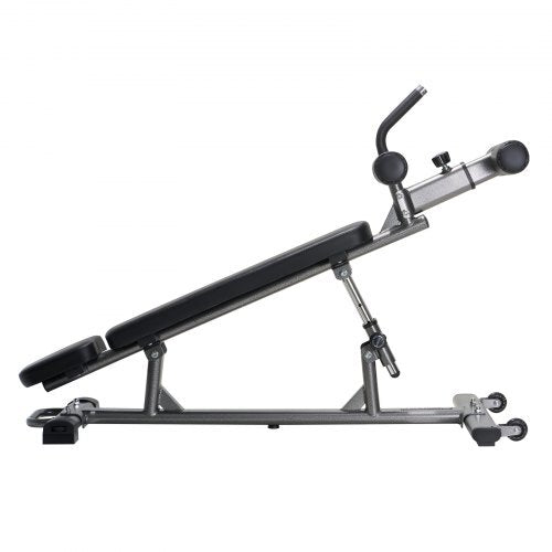 Sit Up Bench, Decline Ab Bench with Reverse Crunch Handle, with 4 Adjustable Height Settings, Heavy Duty Steel, 1000 Lbs Capacity, for Home Gym Workouts, Strength Training, Full Body Muscles