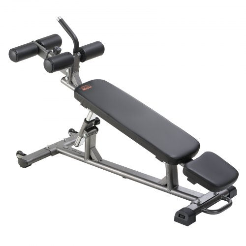 Sit Up Bench, Decline Ab Bench with Reverse Crunch Handle, with 4 Adjustable Height Settings, Heavy Duty Steel, 1000 Lbs Capacity, for Home Gym Workouts, Strength Training, Full Body Muscles