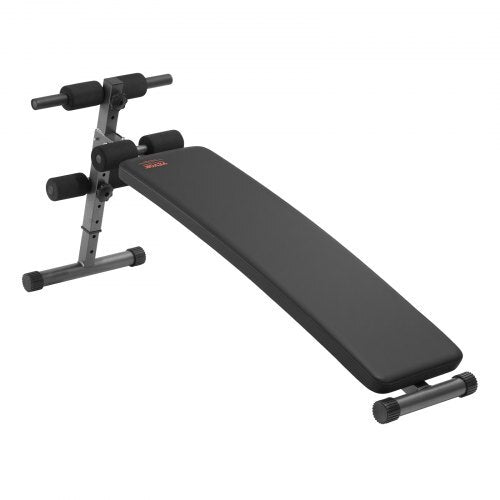 Sit Up Bench, Folding Curved Decline Ab Bench, with 5 Adjustable Height Settings, Heavy-Duty Steel, Non-Slip Design, 500 Lbs Capacity for Home Gym Workouts, Strength Training, Full Body Muscles