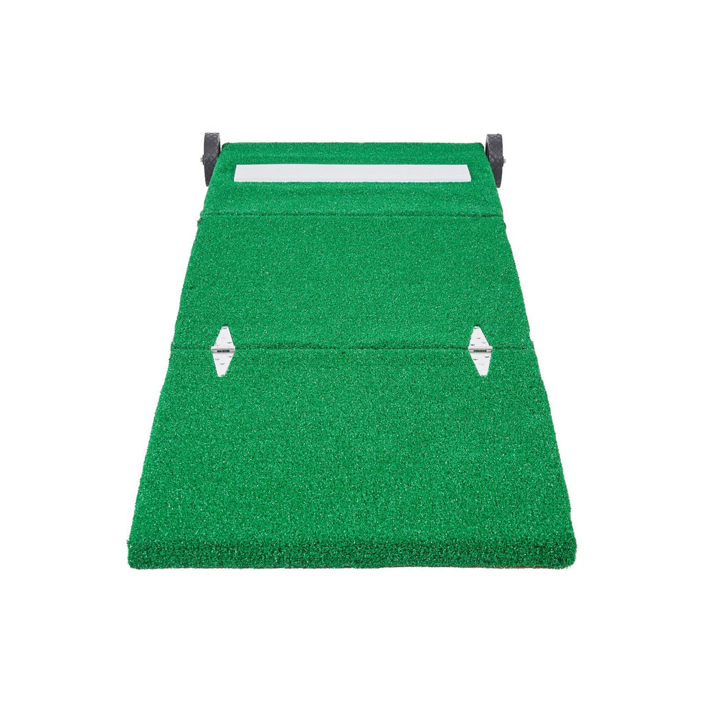 Pitching Mound, Portable Baseball Pitcher's Mound, 90 in IIndoor Outdoor Pitching Practice and Training Equipment, Softball Pitching Aids with Antifade Turf, Pitching Rubber, Carry Handles