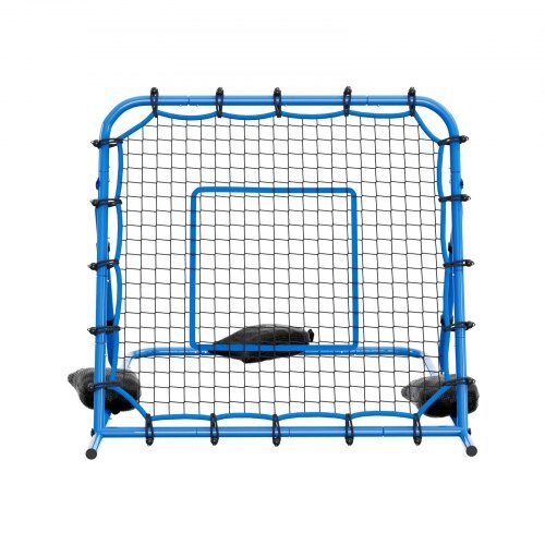 Soccer Rebounder Net, Quick-Switch Angle Soccer Goal Rebounder for Control, Passing Practice, Heavy-Duty Iron Frame & PE Net, Easy Setup Ball Training Equipment for Teens&Adults,3.7 x 3.7 ft