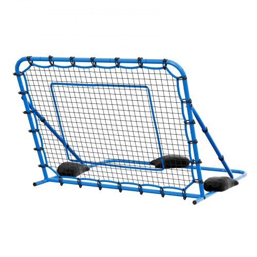 Soccer Rebounder Net, Quick-Switch Angle Soccer Goal Rebounder for Control, Passing Practice, Heavy-Duty Iron Frame & PE Net, Easy Setup Ball Training Aids & Equipment for Teens&Adults,5 x 4 ft