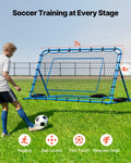 Soccer Rebounder Net, Quick-Switch Angle Soccer Goal Rebounder for Control, Passing Practice, Heavy-Duty Iron Frame & PE Net, Easy Setup Ball Training Aids & Equipment for Teens&Adults,7 x 4 ft