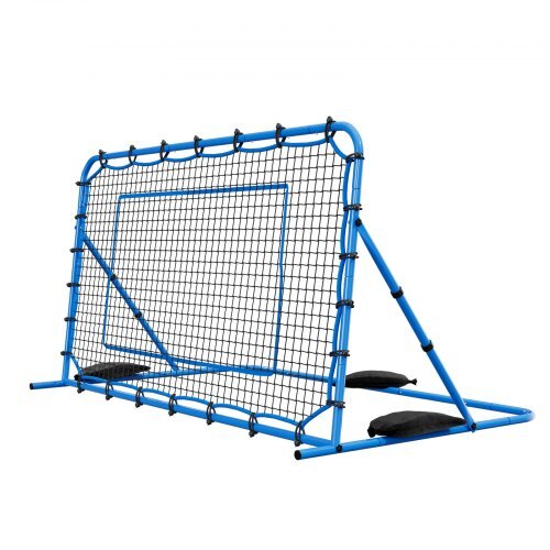 Soccer Rebounder Net, Quick-Switch Angle Soccer Goal Rebounder for Control, Passing Practice, Heavy-Duty Iron Frame & PE Net, Easy Setup Ball Training Aids & Equipment for Teens&Adults,7 x 4 ft