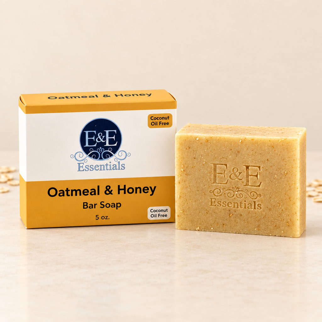 Oatmeal & Honey Natural Bar Soap (Coconut Oil Free)-0