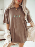 Christmas Pine Tree Trees Shirt Winter Xmas Holiday Gift Tshirt Family Tshirts Shirts Comfort Colors Tee Oversized